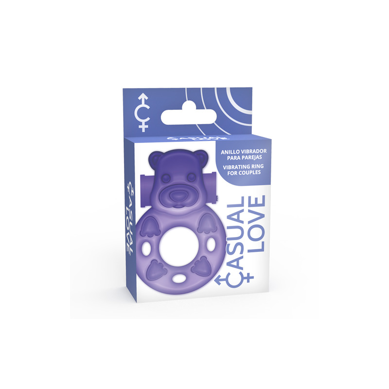 CASUAL LOVE - 26 LILAC BUNNY VIBRATOR RING