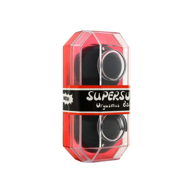 SEVEN CREATIONS - SUPERSOFT ORGASMIC BALLS BLACK